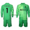 Maillot de Gardien à Manches Longues Liverpool Alisson Becker 1 Domicile 2021-22 Pour Enfant